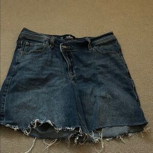 Hollister Dark Blue Jean Shorts